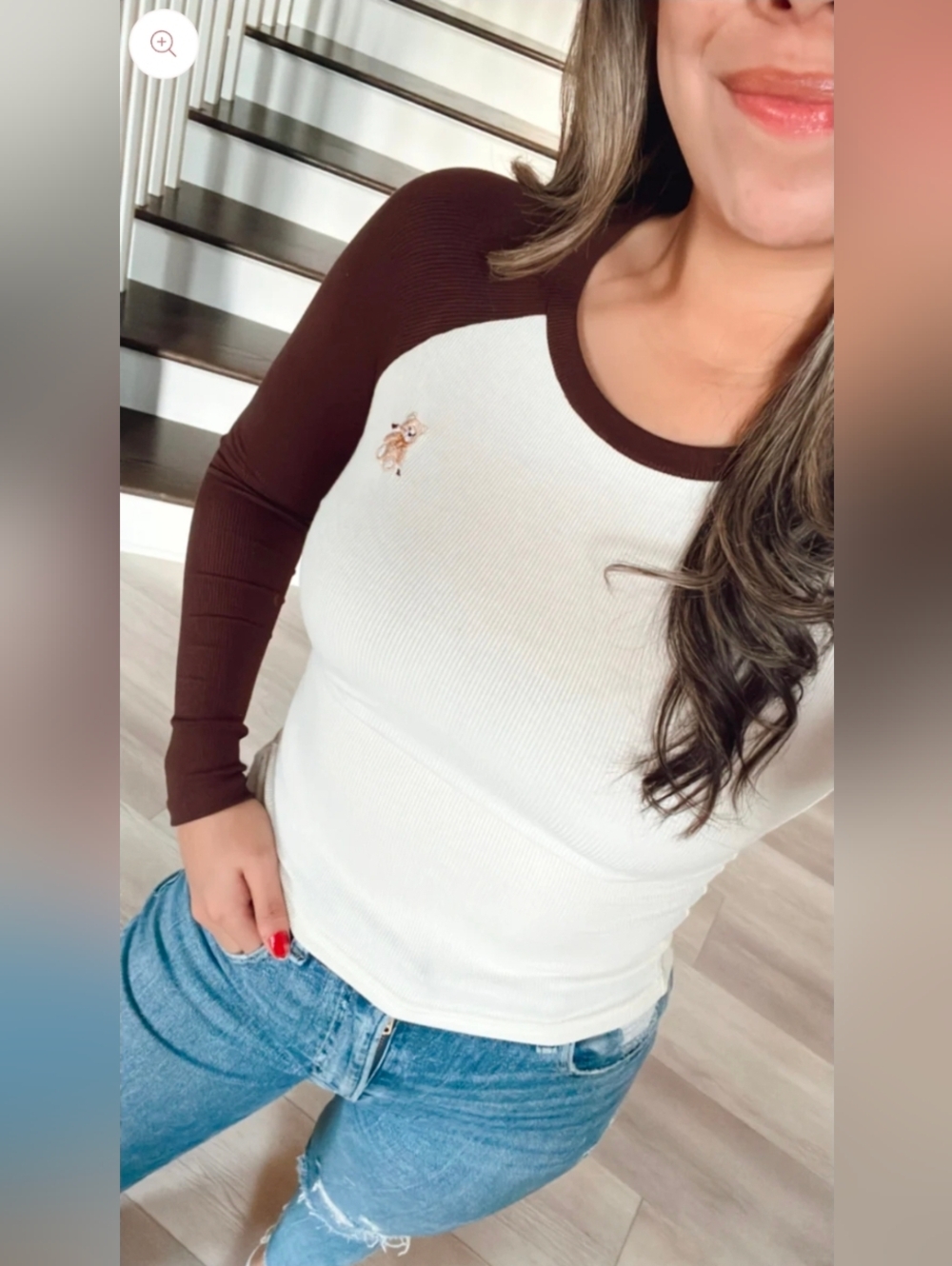 Kimberly C Kimberly C Raglan Tee | Size M NWT